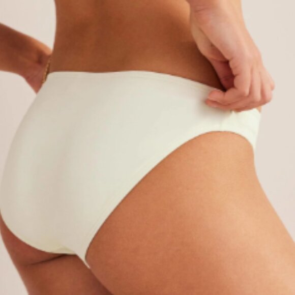 Boden Classic Bikini Bottom 6 Ivory - Picture 3 of 7